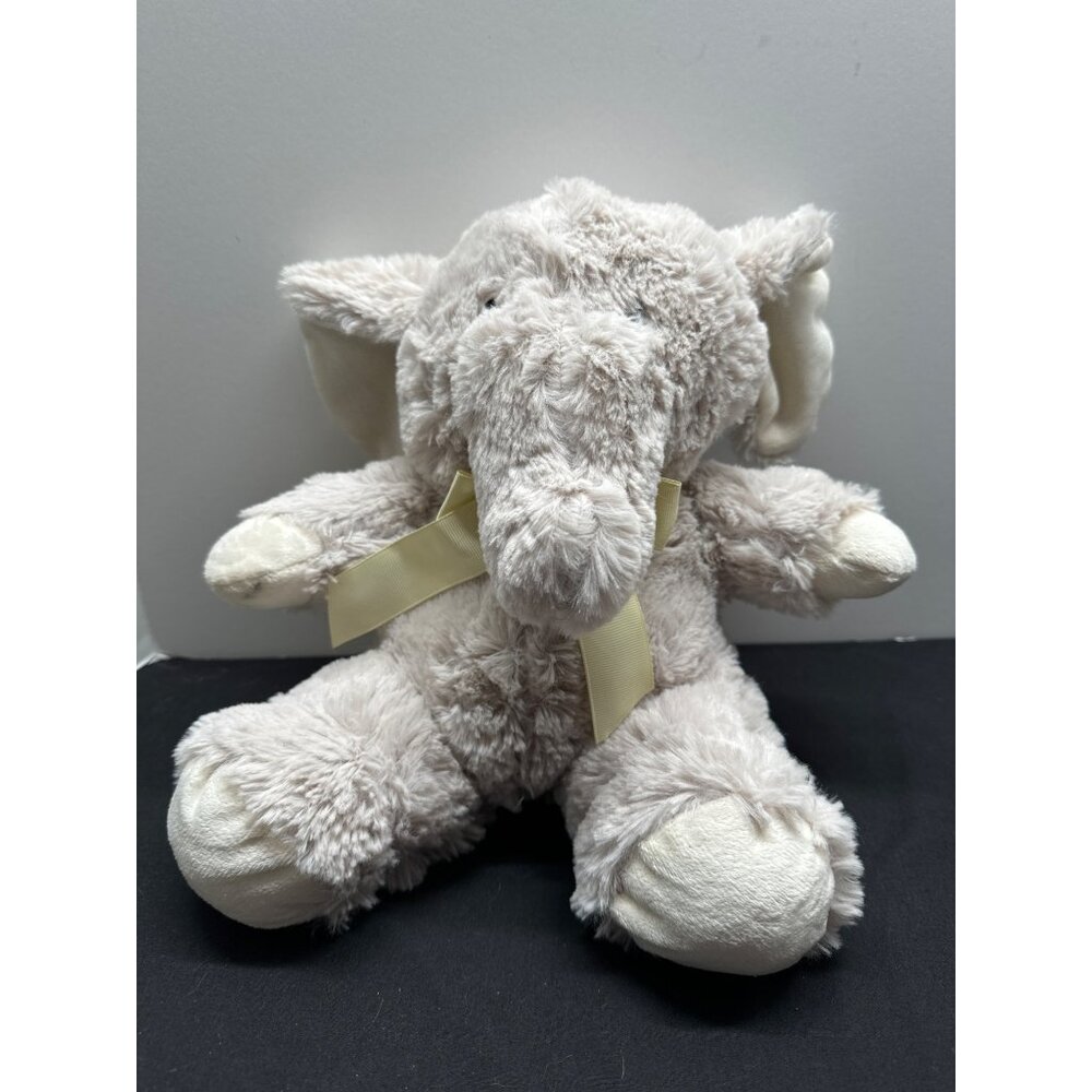 Adorable Plush Safari Elephant Toy By Best Made Toys Cream Gray Stuffed Animal